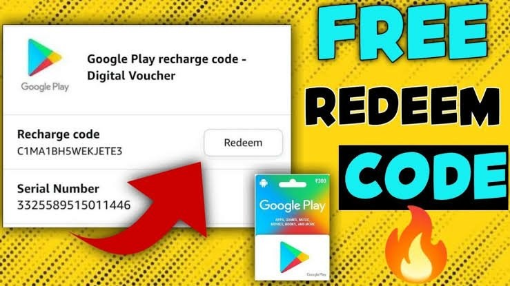 Redeem Code in Google Play Store